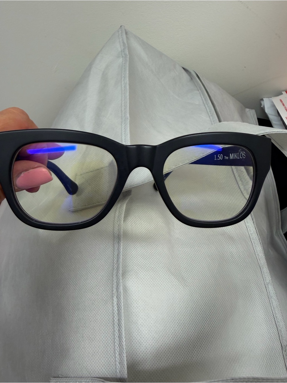 Black Blue Light Blocking Glasses - 1.50 Prescription